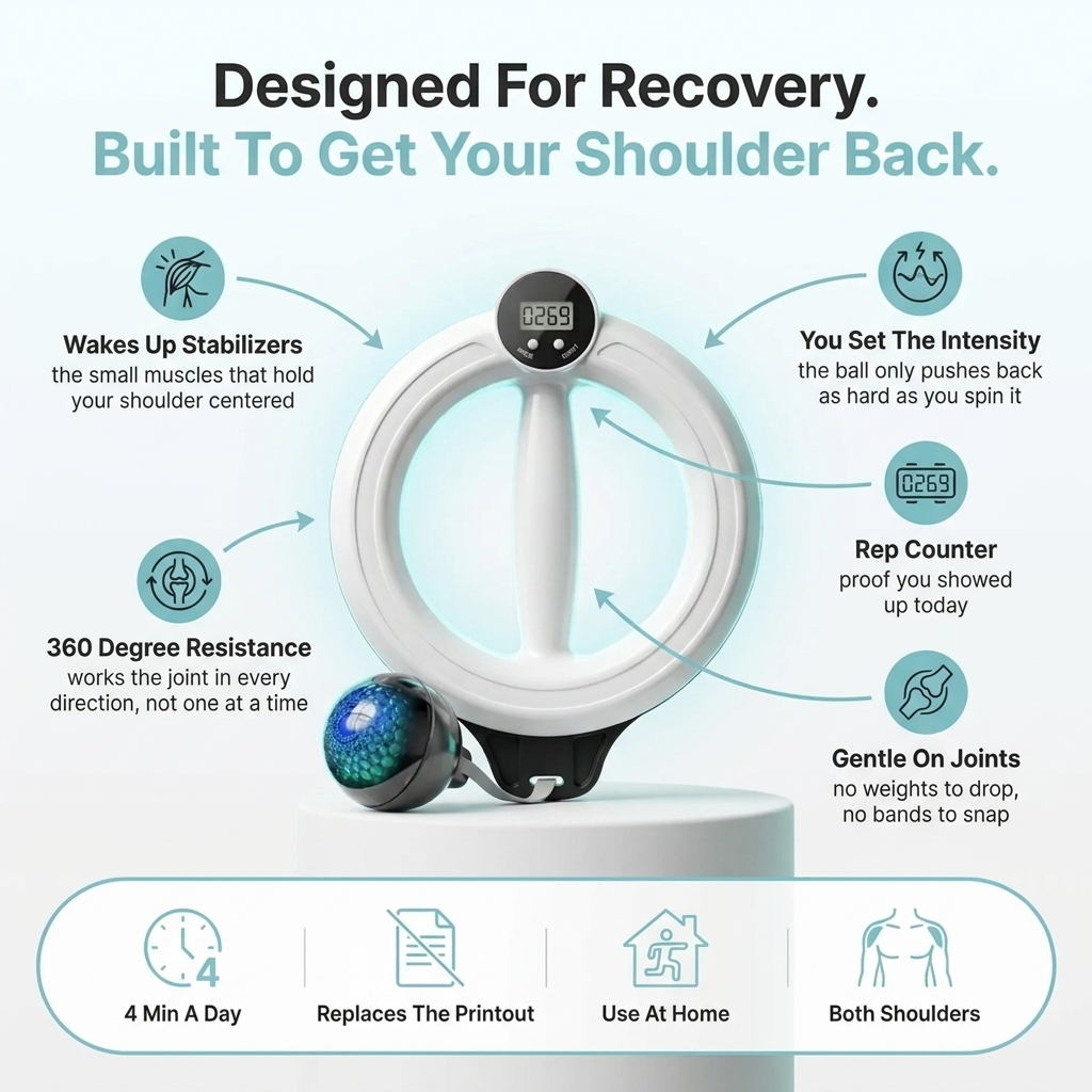 Nuyova Rotating Shoulder & Forearm Trainer